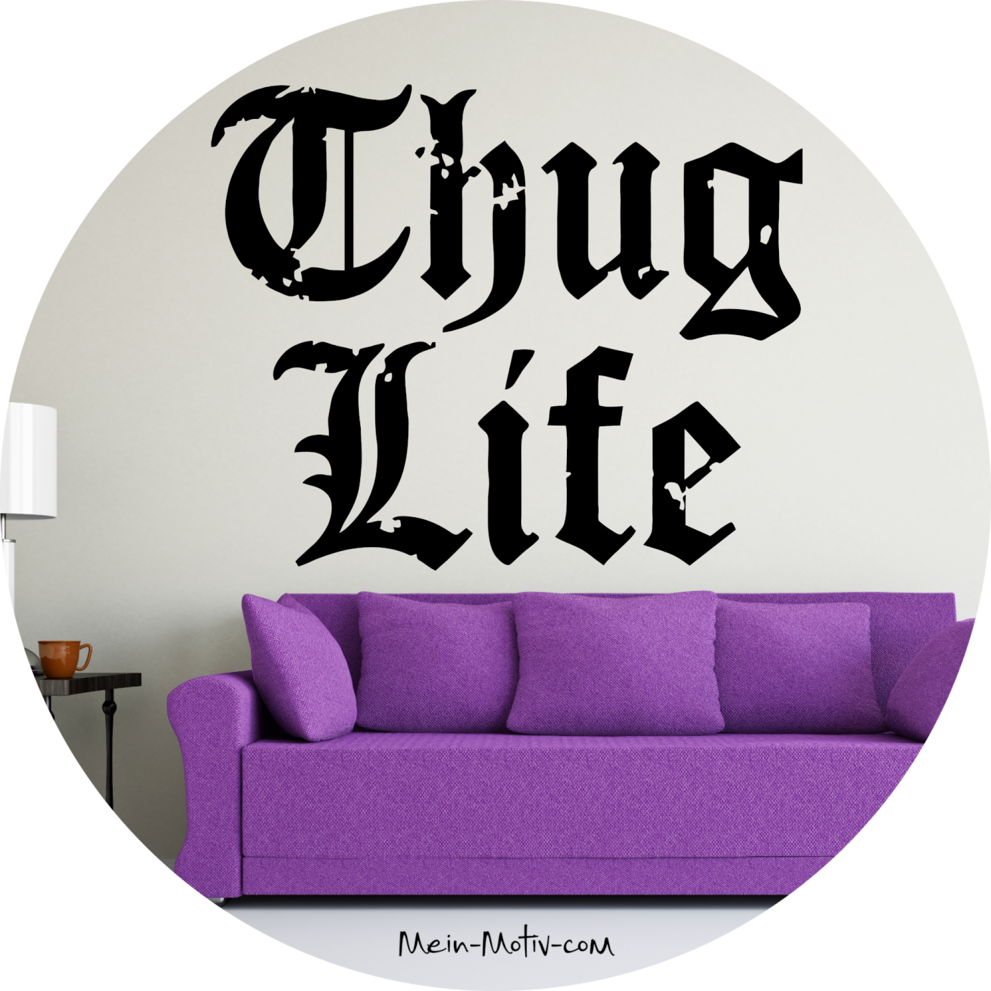 Wandtattoo 21021 Thug Life